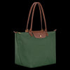 British Green Le Pliage Original L Tote bag